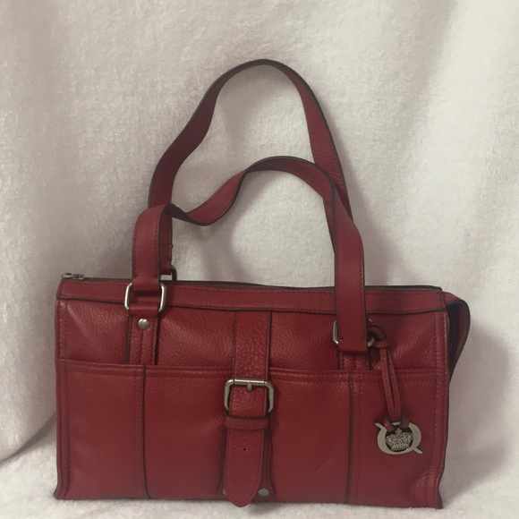 Born Red Leather Bag - Picture 1 of 5